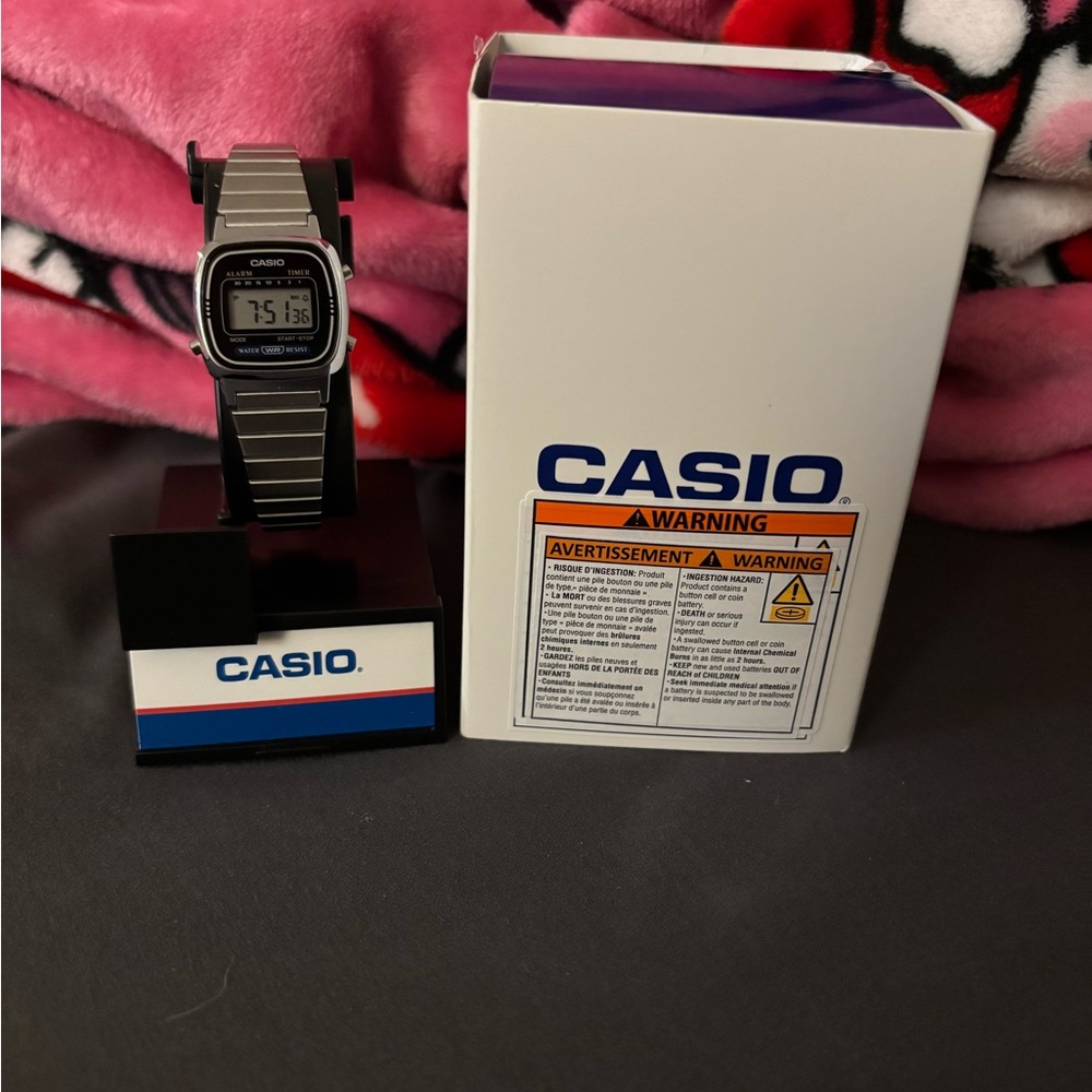 Casio Silver Digital Watch